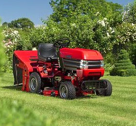 S Series Tractor Mower S1300H :  : 13 HP B&S Engine
Single Cylinder (S)
Hydrostatic Transmission
Vector Flow Deck (36 inch)
Electric Start
Electric Clutch
Sweeper (Powered Grass Collector)