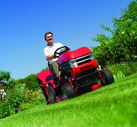 S Series Tractor Mower S1600H :  : 15.5 HP B&S Engine
Single Cylinder (S)
Vector Flow Deck
Hydrostatic Transmission
Electric Start
Sweeper (Powered Grass Collector)