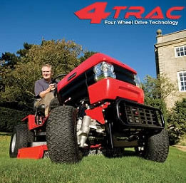 T Series T1600-4WD Tractor :  : 16 HP B&S Engine 
Vanguard V-Twin cylinder engine
4Trac (4WD)
Hydrostatic Transmission
Electric Start
Electric Clutch
Vector Flow Deck (42 inch)